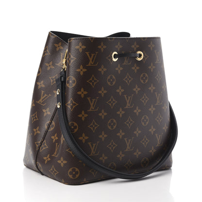 Louis Vuitton Monogram Neonoe MM Black 3 of 9