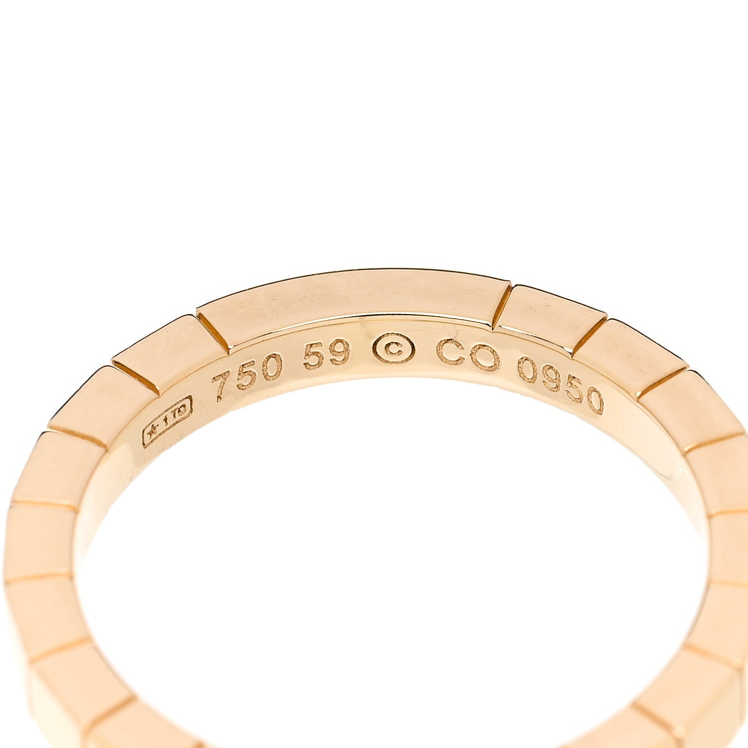 Cartier 18K Yellow Gold Lanieres Ring 59 8.75 4 of 4
