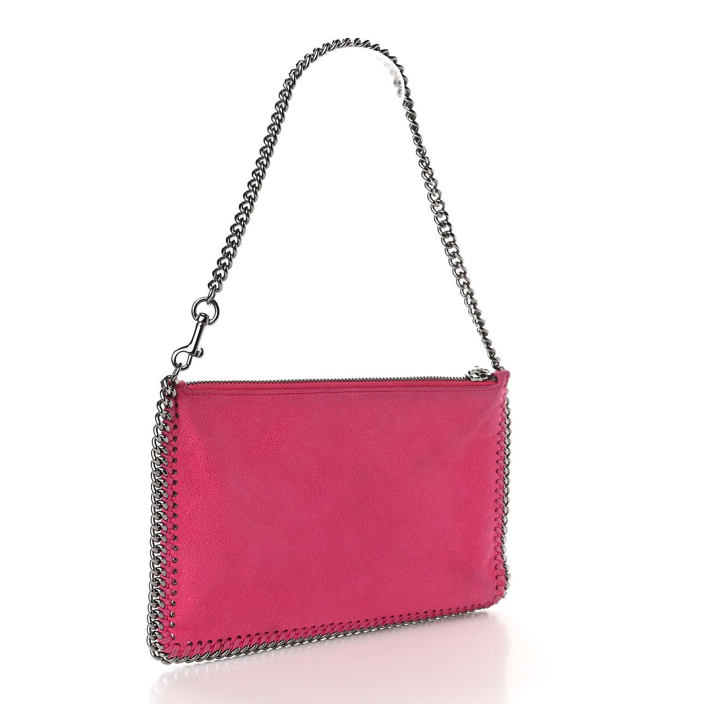 Shaggy Deer Falabella Clutch Hot Pink
