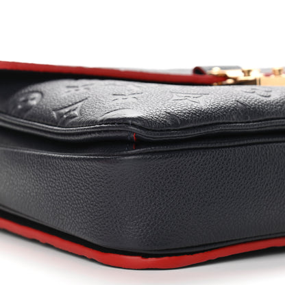 Louis Vuitton Empreinte Pochette Metis Marine Rouge 8 of 10