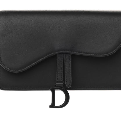Christian Dior Ultra Matte Calfskin Saddle Belt Bag Black 7 of 13