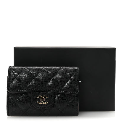 Chanel Caviar Quilted Classic 4 Key Holder Wallet Black 9 of 9