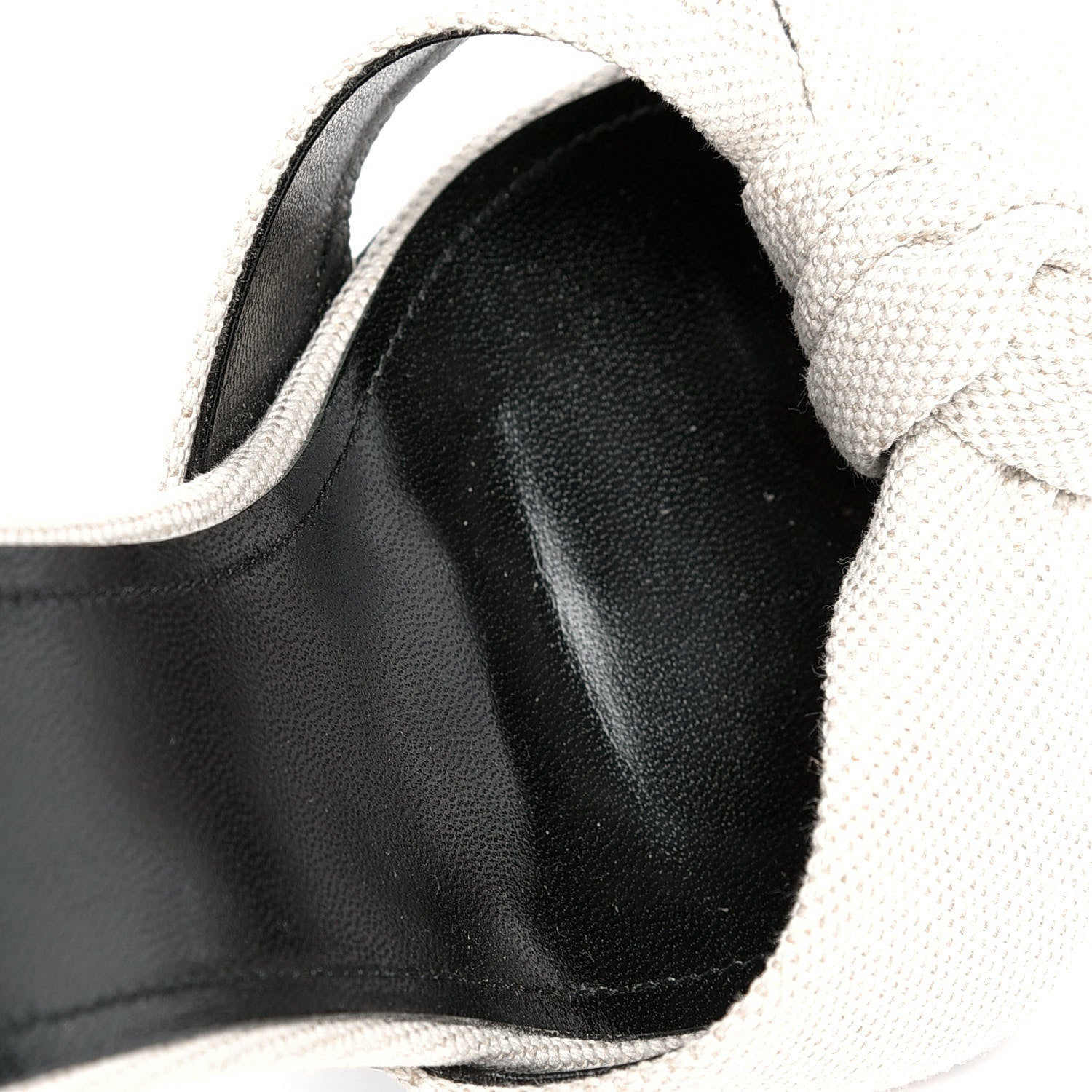 Saint Laurent Canvas Bianca Mules 39 Pearl 5 of 5