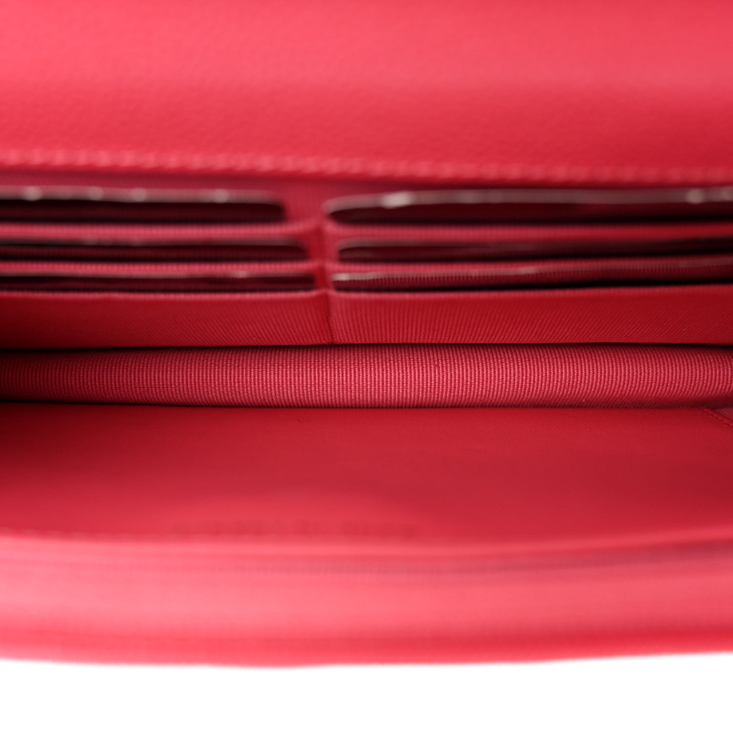 Chanel Caviar Quilted Wallet On Chain WOC Dark Pink 5 of 11