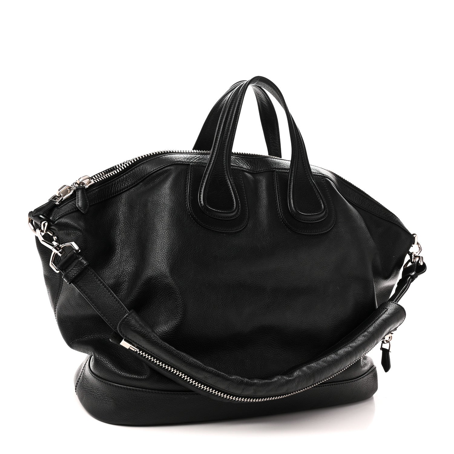 Givenchy Calfskin Large Zip Nightingale  Black 3 of 9