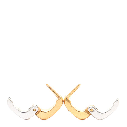 Louis Vuitton Nanogram Earrings Gold 3 of 5