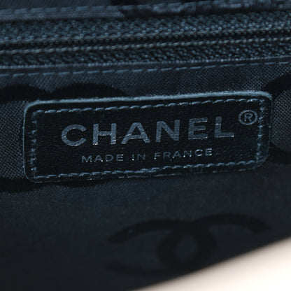 Chanel Calfskin Quilted Large Cambon Flap Beige Black 6 of 11