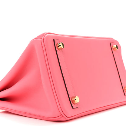 Hermes Swift Birkin 25 Rose Azalee 9 of 11