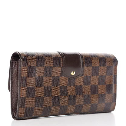 Louis Vuitton Damier Ebene Sistina Wallet 3 of 15