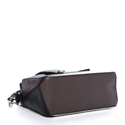 Loewe Calfskin Mini Puzzle Bag Black Taupe 4 of 9