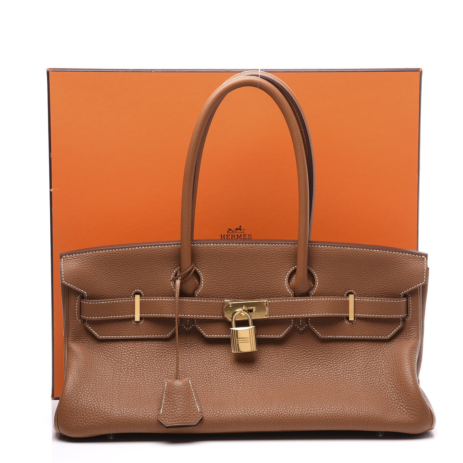 Hermes Togo JPG Shoulder Birkin II 42 Gold 13 of 13