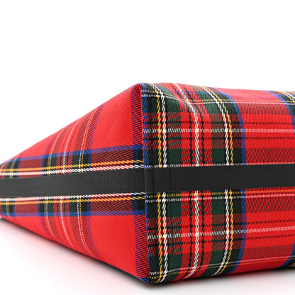 Burberry Vintage Check Medium The Giant Reversible Tote Antique Yellow Bright Red 17 of 20