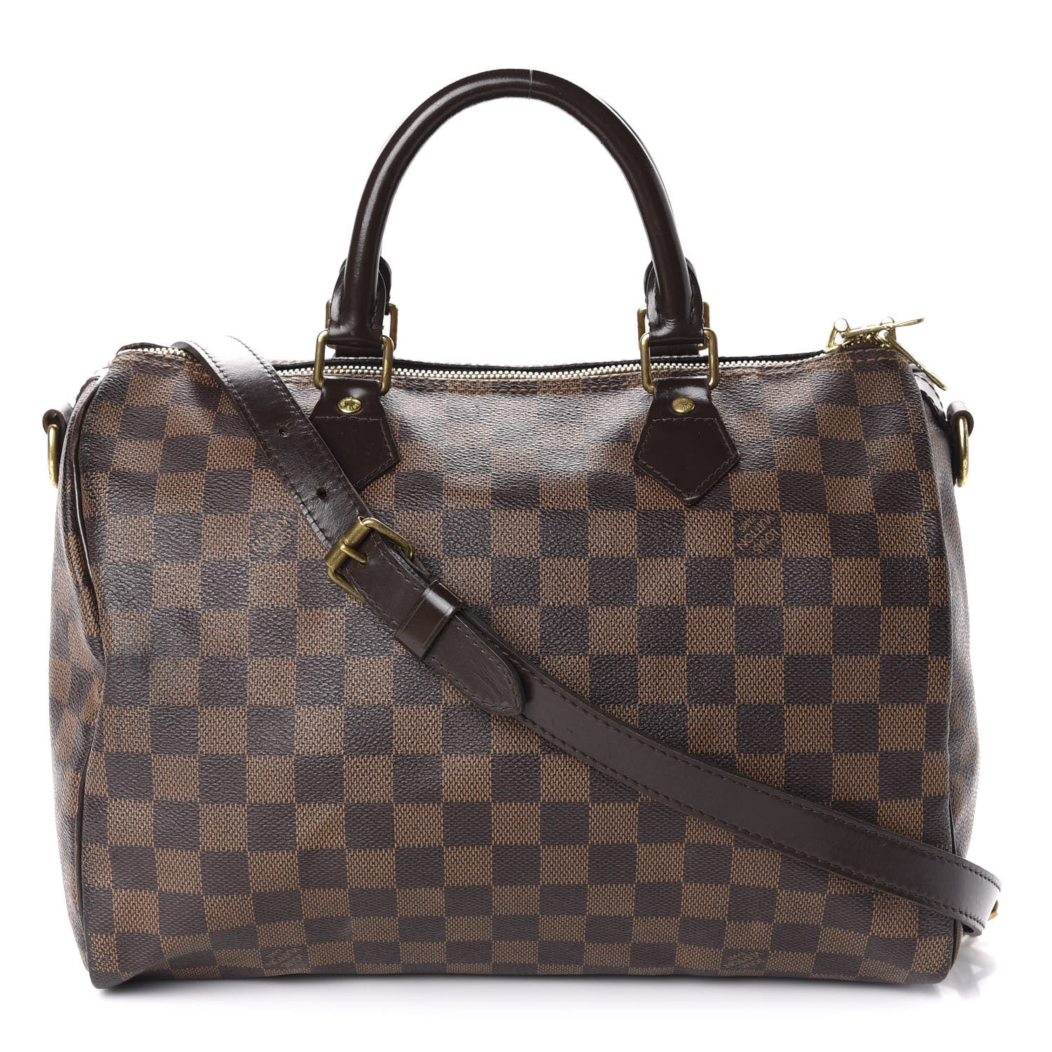 Louis Vuitton Damier Ebene Speedy Bandouliere 30 1 of 12