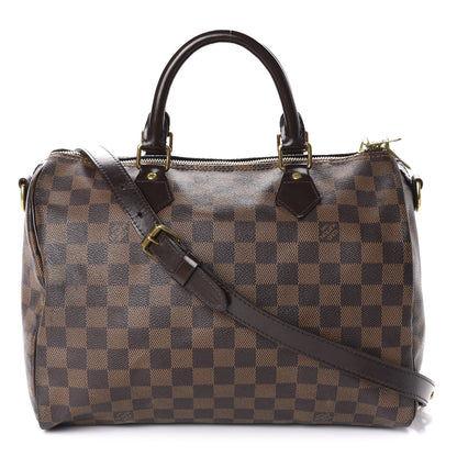 Louis Vuitton Damier Ebene Speedy Bandouliere 30 1 of 12