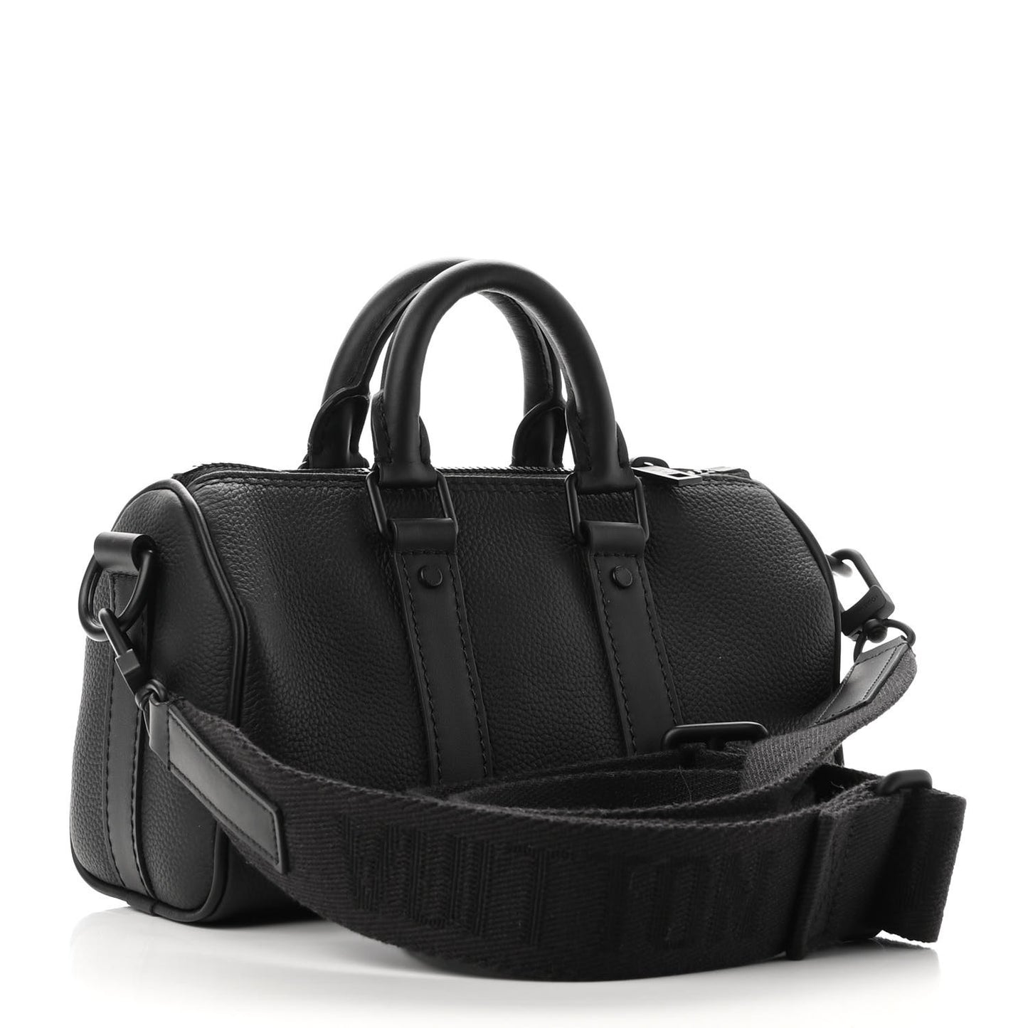 Grained Calfskin Aerogram Keepall XS Black