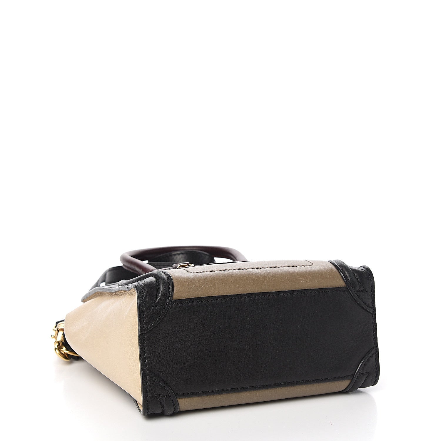 Celine Smooth Calfskin Nano Tri-Color Luggage Grey 3 of 9