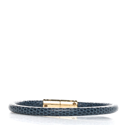 Louis Vuitton Lizard Keep It Bracelet 17 Blue 2 of 4