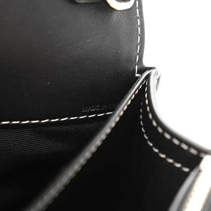 Burberry E-Canvas Giant Check Oscar Crossbody Dark Birch 8 of 11