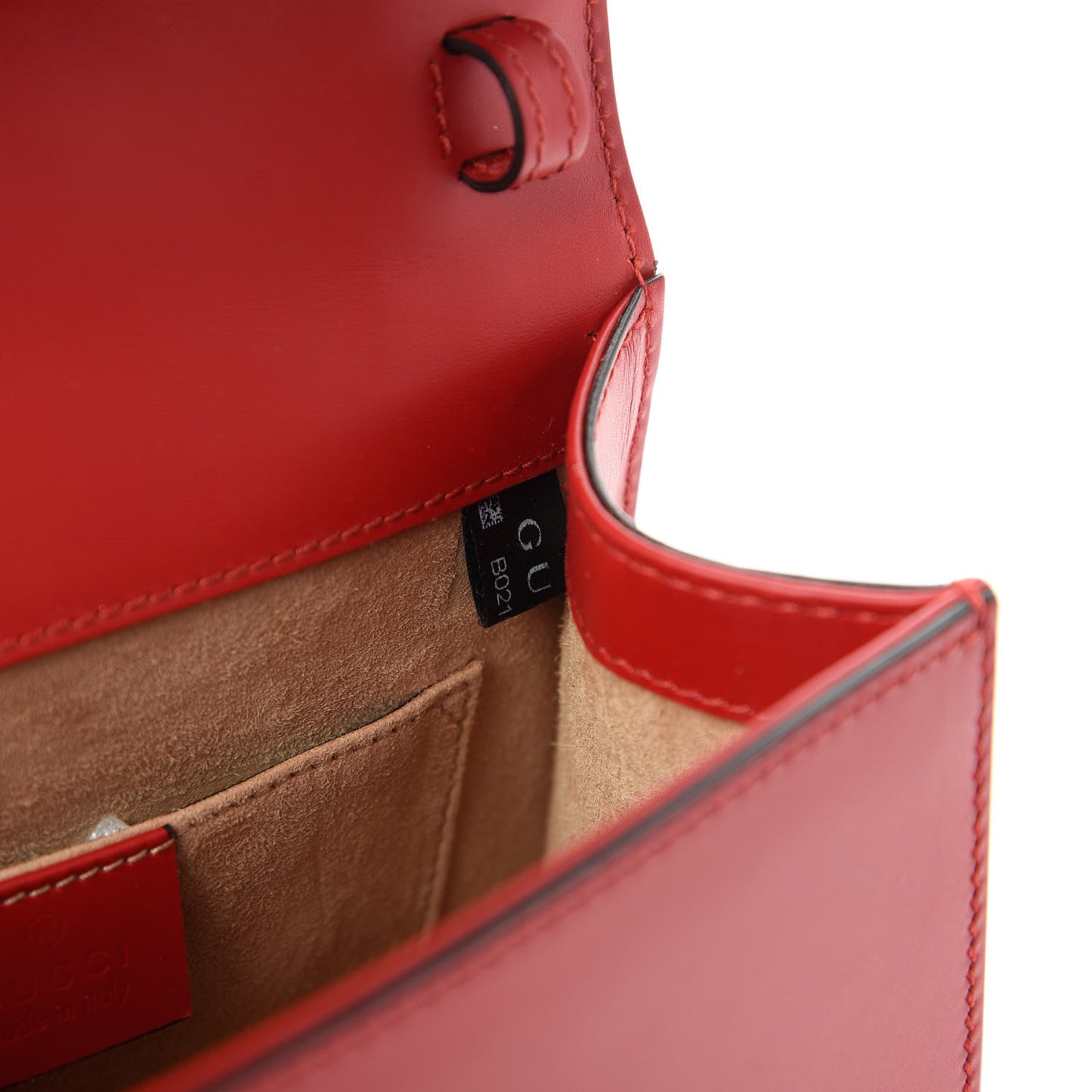 Calfskin Mini Sylvie Top Handle Bag Hibiscus Red