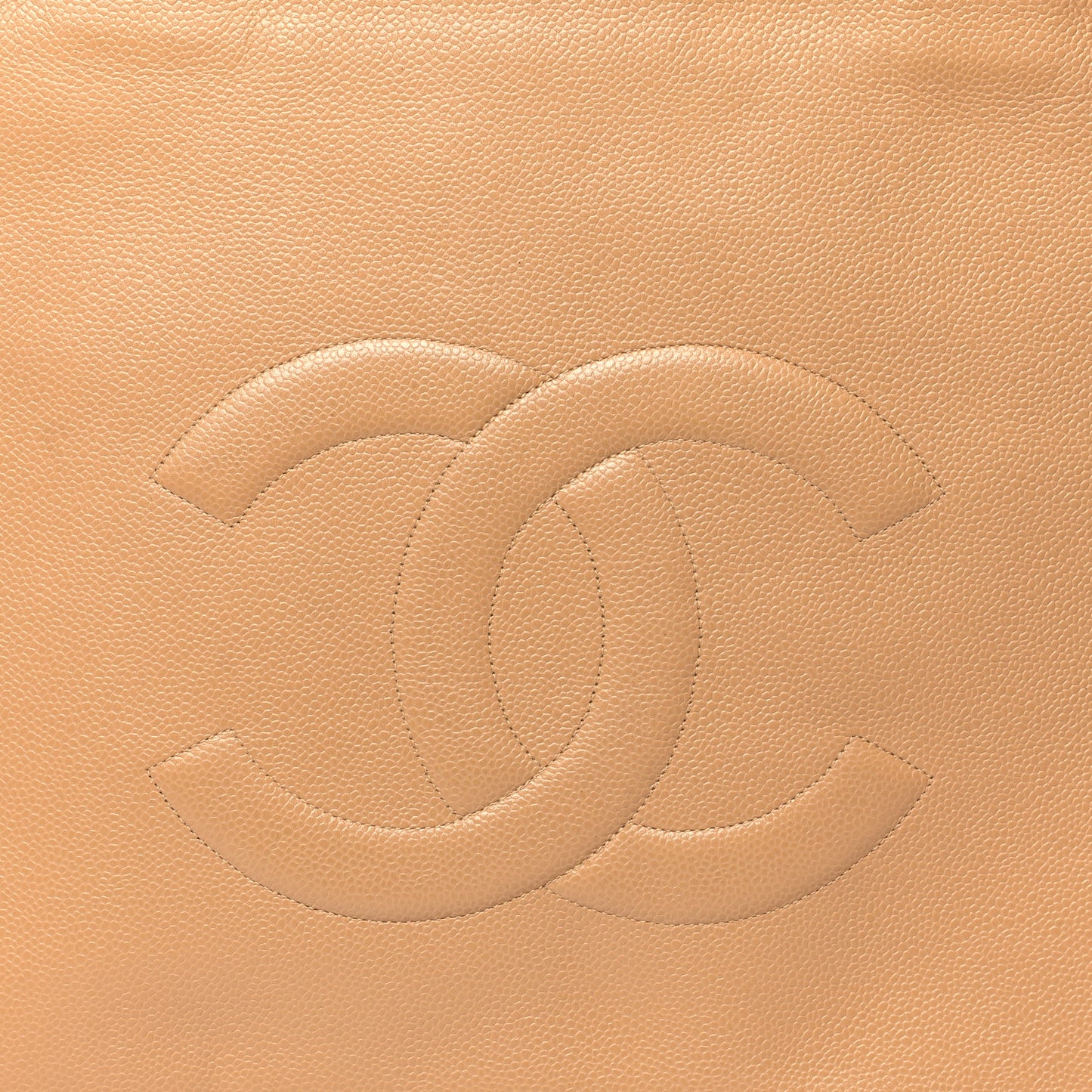 Caviar CC Tote Beige