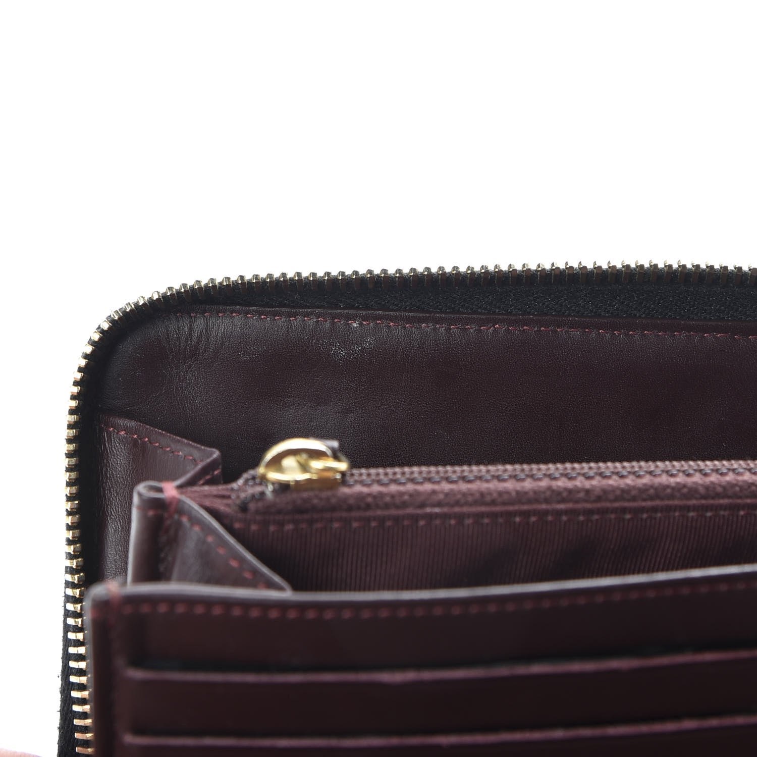 Chanel Caviar Quilted Large Zip Around Organizer Wallet Black 8 of 12