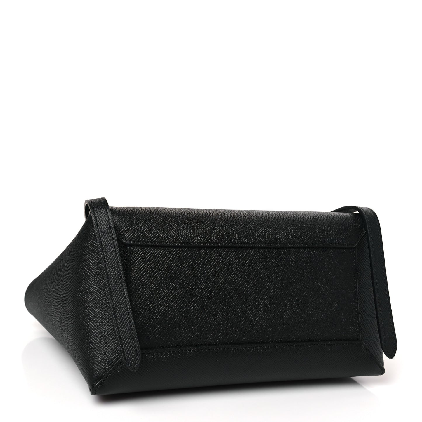 Grained Calfskin Micro Belt Bag Black