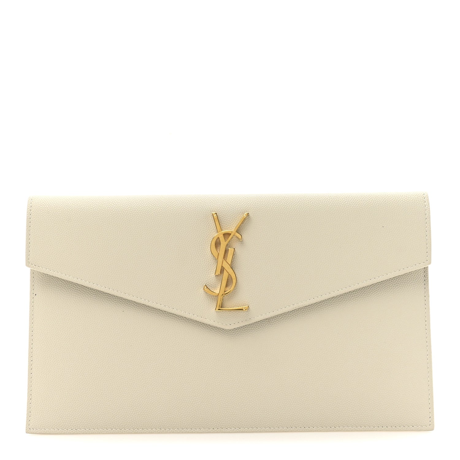 Saint Laurent Grain De Poudre Uptown Pouch Crema Soft 1 of 10
