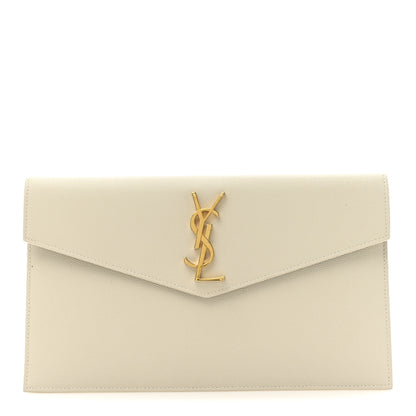 Saint Laurent Grain De Poudre Uptown Pouch Crema Soft 1 of 10