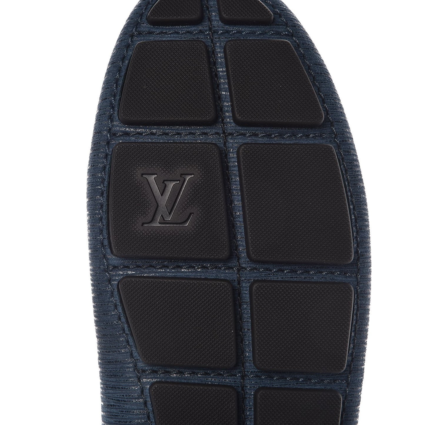 Epi Mens Shade Car Loafers 6 Blue Nuit