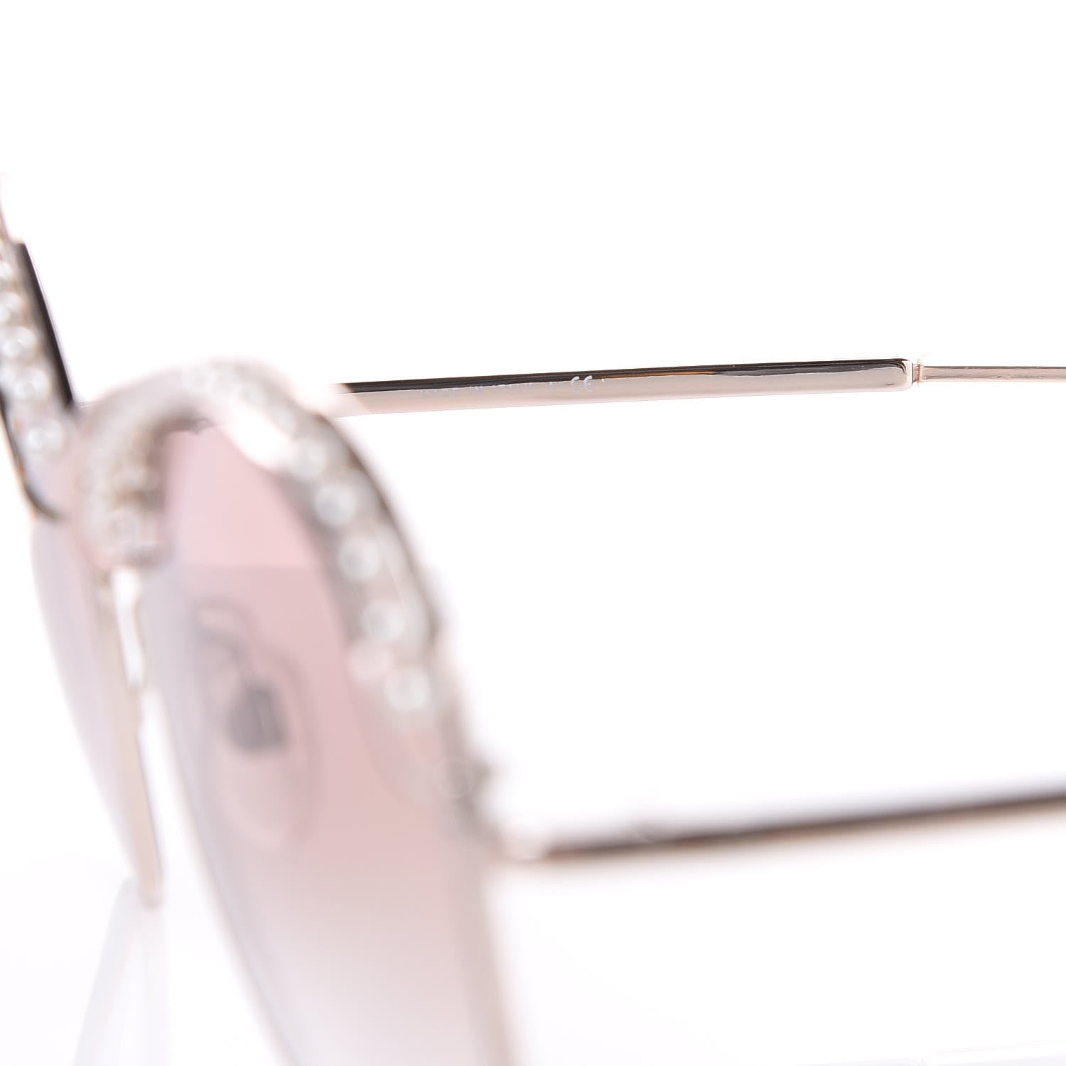 Chanel Pearl Sunglasses 4246-H Pink Gold 6 of 7