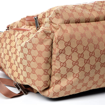 Gucci X MLB GG Monogram LA Dodgers Large Backpack Beige Ruggine Ivory 5 of 11