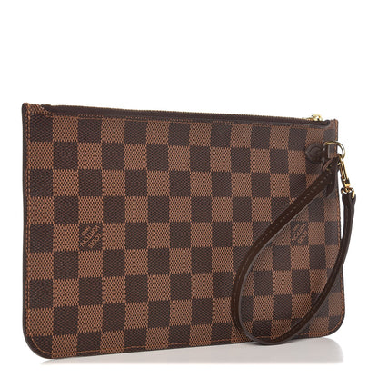 Louis Vuitton Damier Ebene Neverfull MM GM Pochette 3 of 7