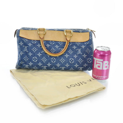 Louis Vuitton Monogram Denim Neo Speedy Blue 2 of 8