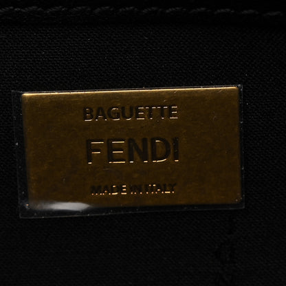 Fendi Nappa FF 1974 Embossed Baguette Black 6 of 10