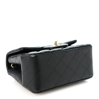 Chanel Lambskin Quilted Mini Square Flap Black 4 of 10