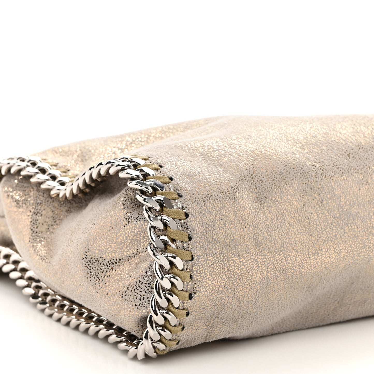 Shaggy Deer Mini Falabella Tote Gold