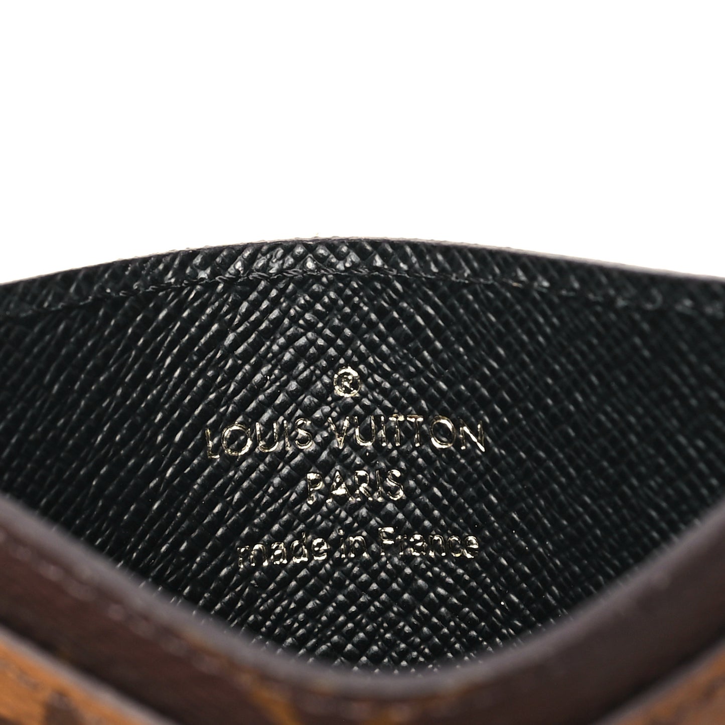 Reverse Monogram Card Holder