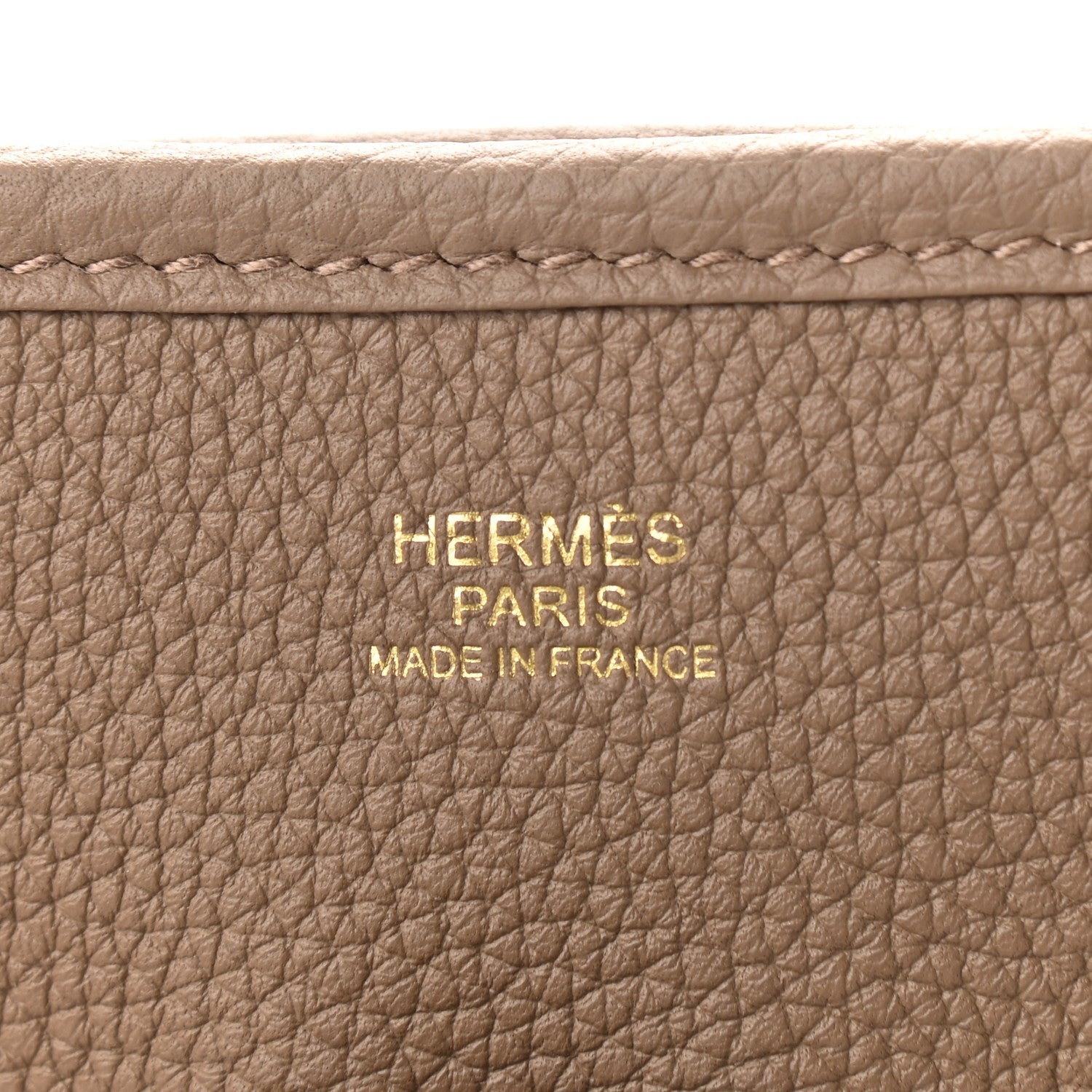 Hermes Taurillon Clemence Evelyne III PM Beige De Weimar 6 of 11