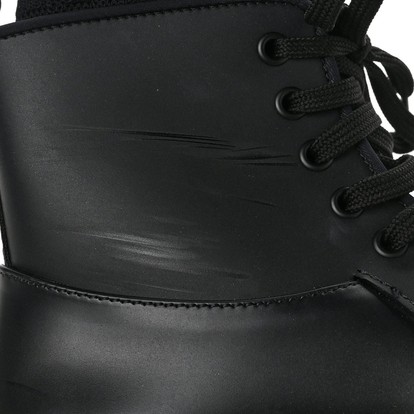 PVC FF Sock Rockoko Combat Boots 37 Black
