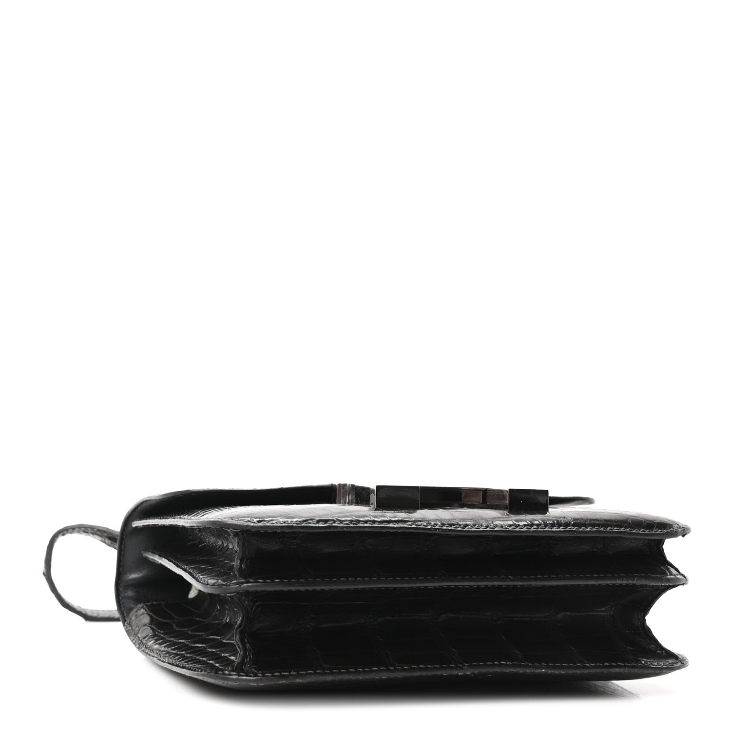 Hermes Shiny Alligator Constance 18 Black 4 of 9