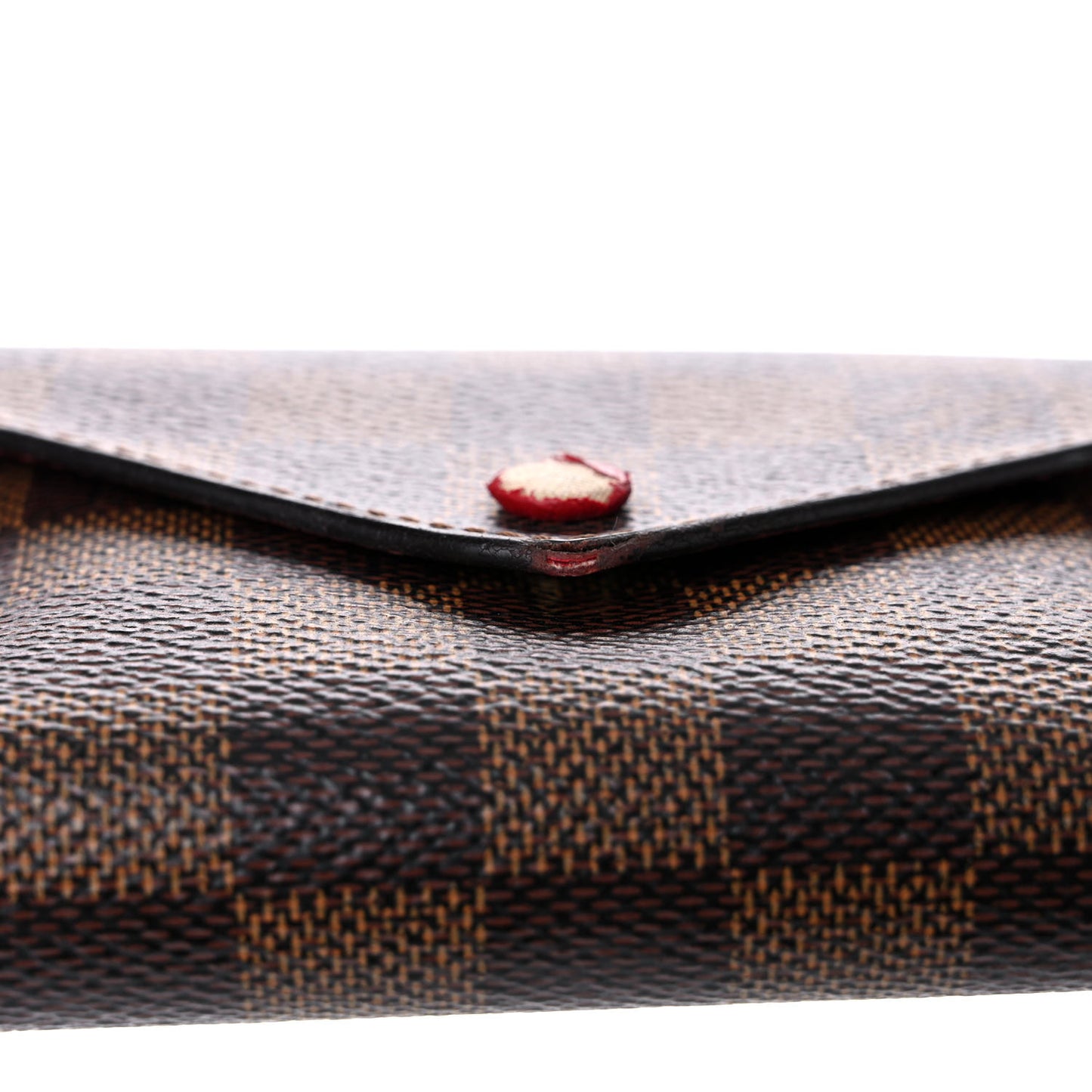 Damier Ebene Victorine Wallet Red