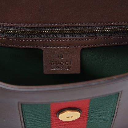 Gucci Tuscany Lux Calfskin Web GG Marmont Shoulder Bag Fondent 6 of 13