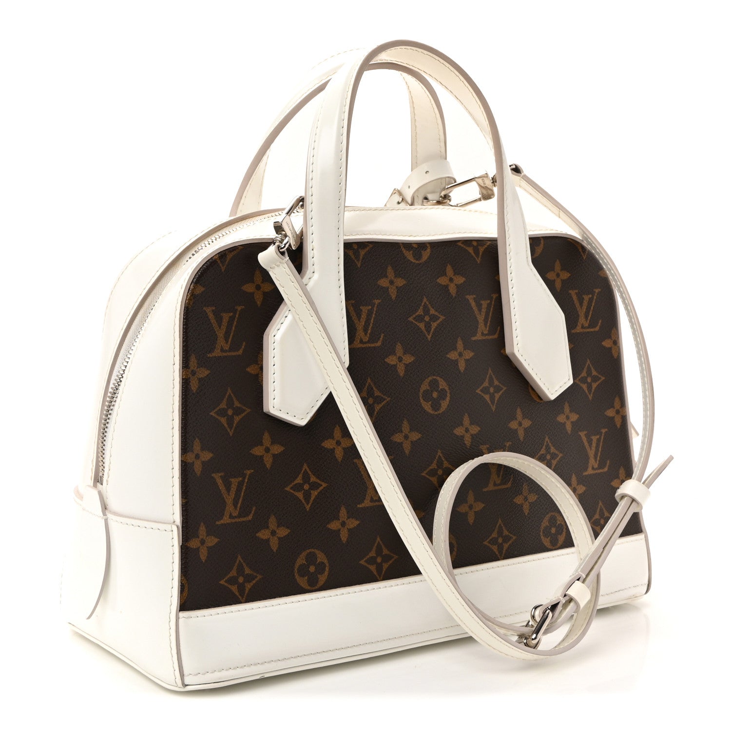 Louis Vuitton Monogram Dora PM White 3 of 9