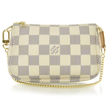 Louis Vuitton Damier Azur Mini Pochette Accessories 2 of 9