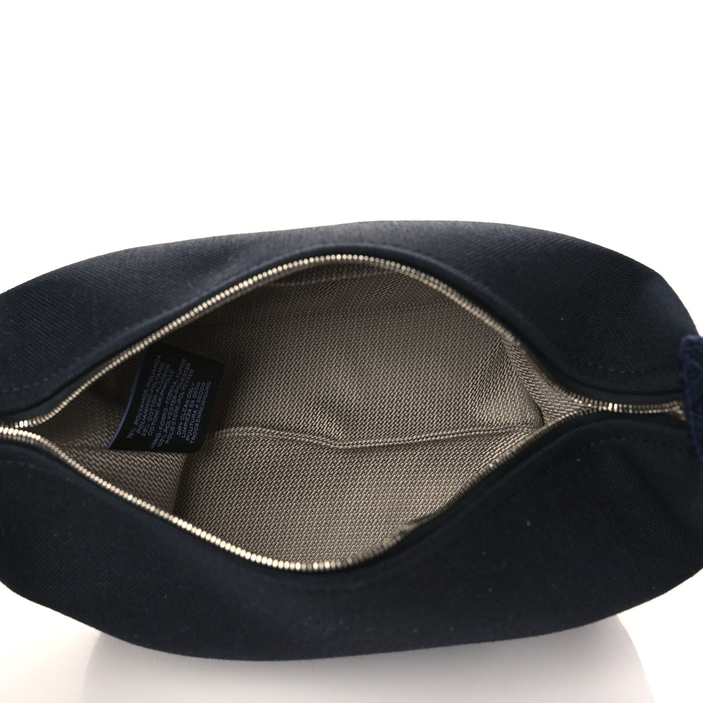 Canvas Small Bride-A-Brac Pouch Black Bleu Nuit