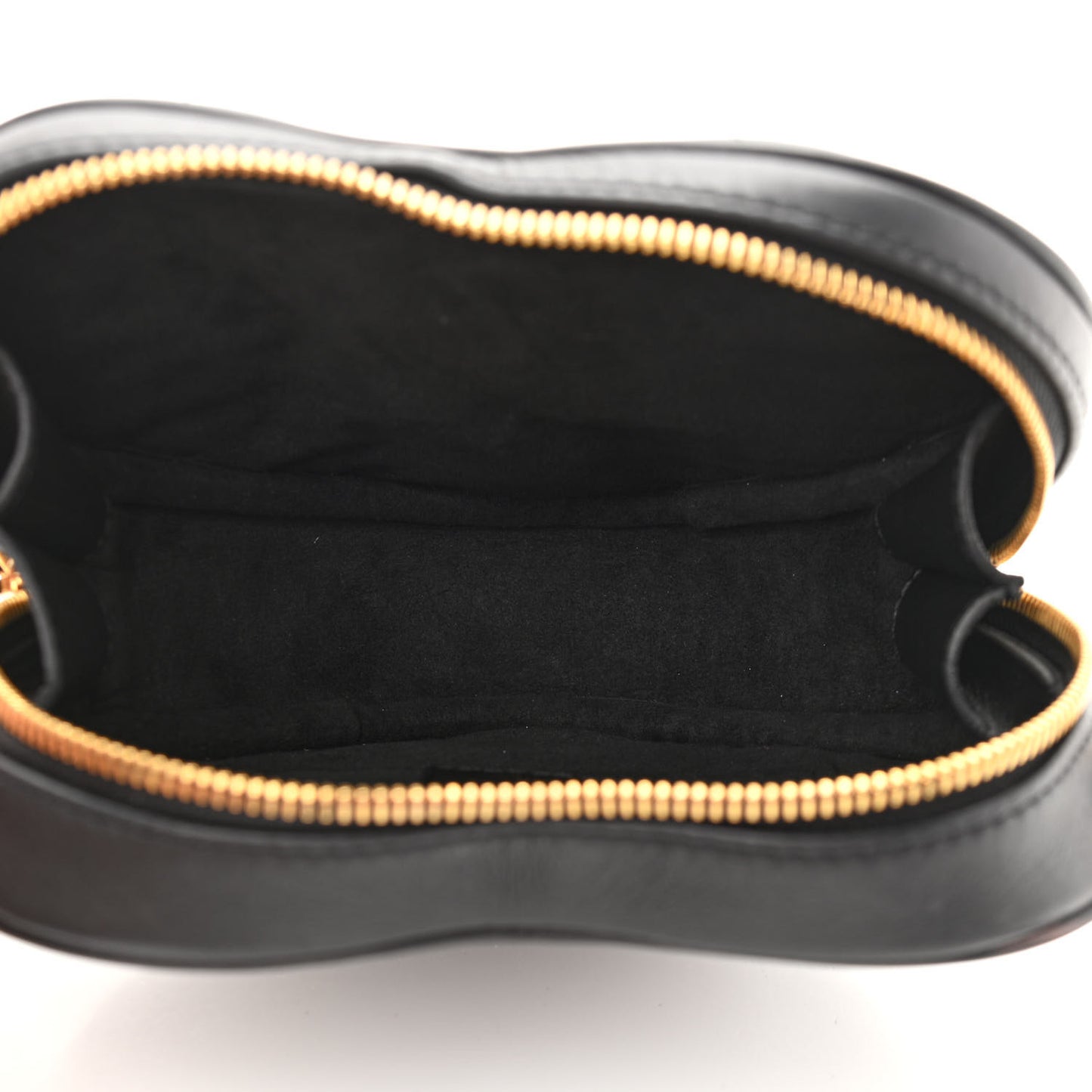 Calfskin New Wave Heart Bag Black