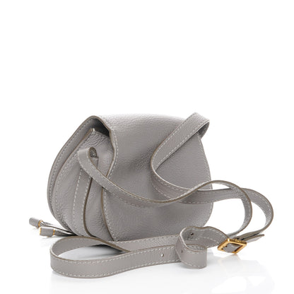 Chloe Calfskin Mini Marcie Round Crossbody Bag Cashmere Grey 3 of 7