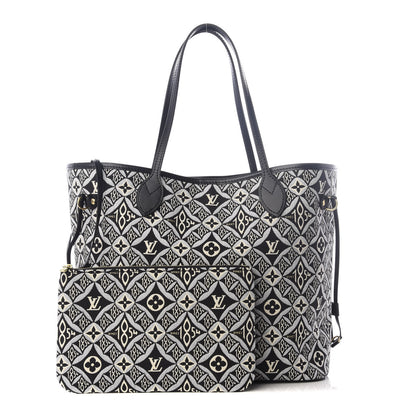 Louis Vuitton Jacquard Since 1854 Neverfull MM Grey 1 of 8