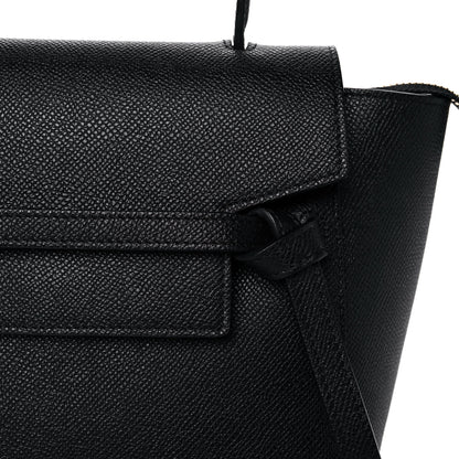 Celine Grained Calfskin Nano Belt Bag Black 7 of 12