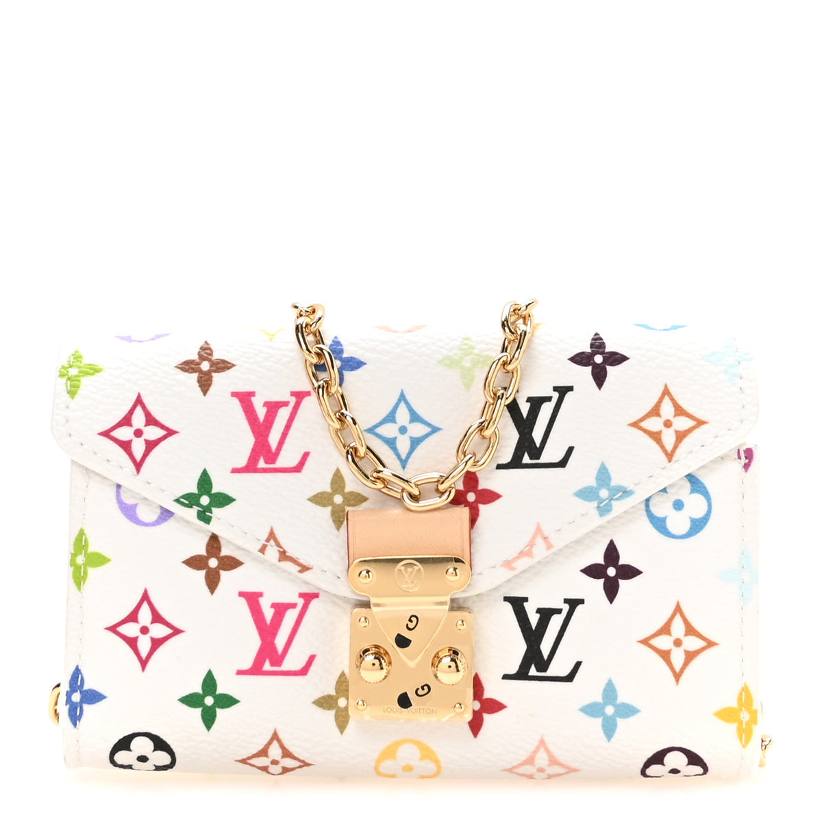 Louis Vuitton LV X TM Monogram Multicolor Pouch Metis Belt White 1 of 10